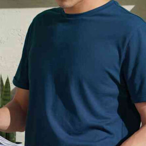 Crew-Neck-Pique-T-Shirt